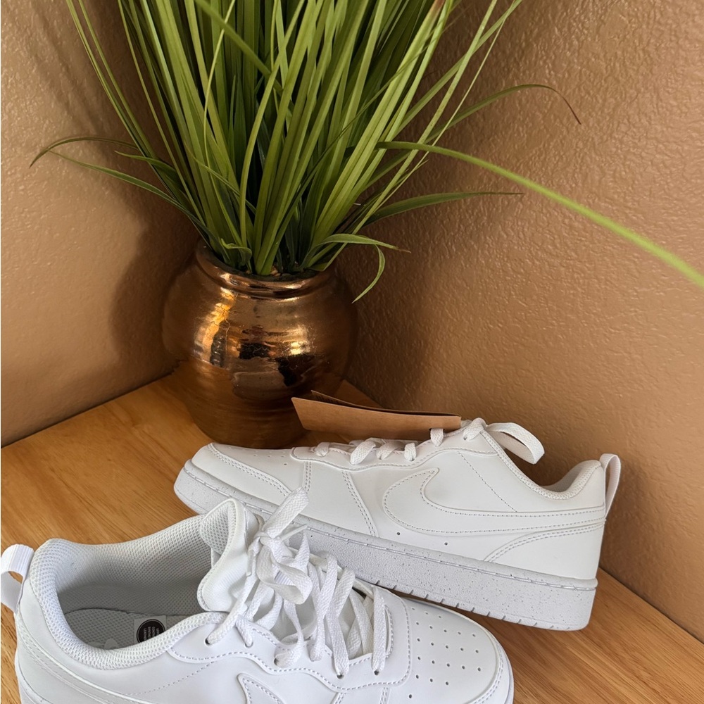 Nike Court Borough Low Recraft White DV5456-106 Size 4Y-7Y Womens Girls Boys New